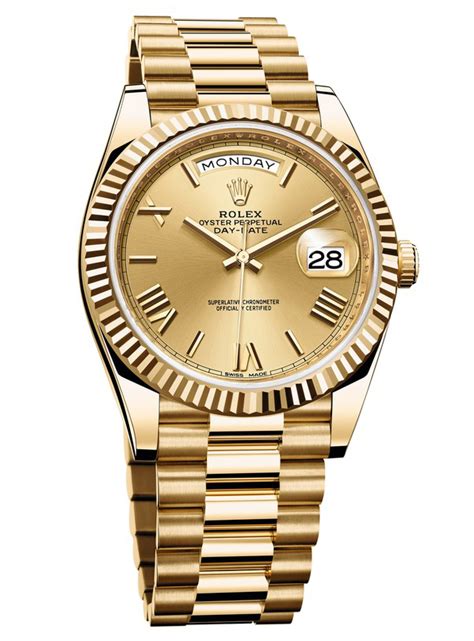 rolex womens day date gold|rolex day date gold 40mm.